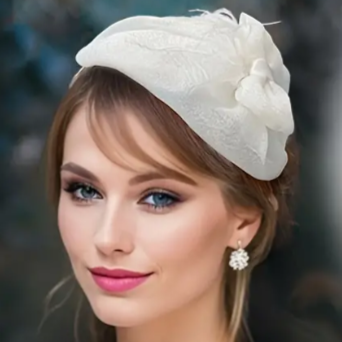 Bow half hat
